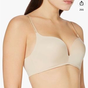 Push-up BRA Wireless Natural LIFT Maidenform  comfort crush. plunge neckline